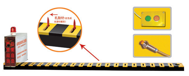 宁德东桥区V3嵌入式闯岗自动扎胎器/阻车器
